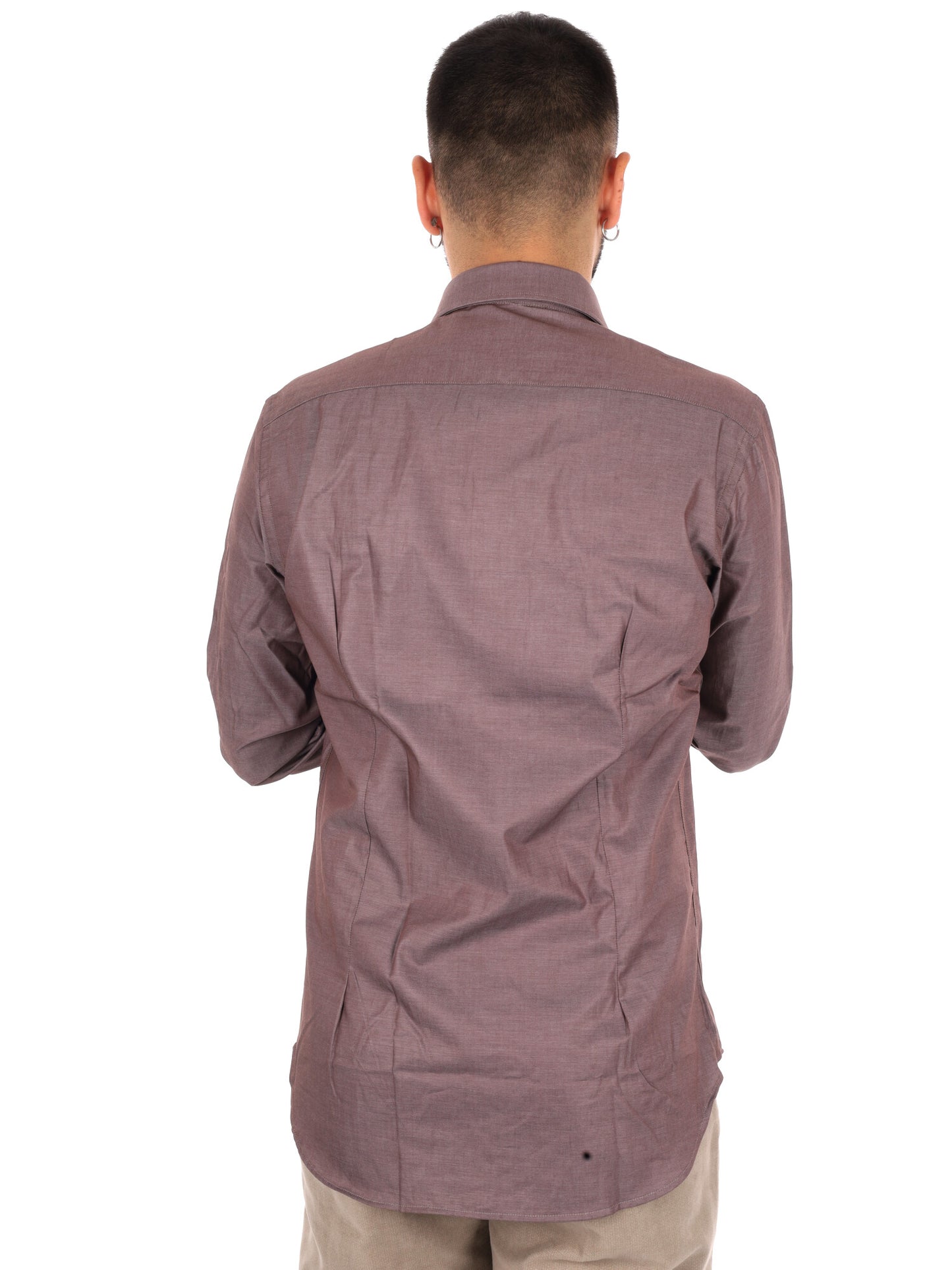 Fb Clessidra M110, camicia da uomo fango