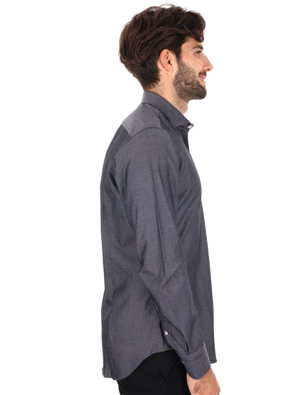 CAMICIA CLESSIDRA FB DA UOMO ANTRACITE