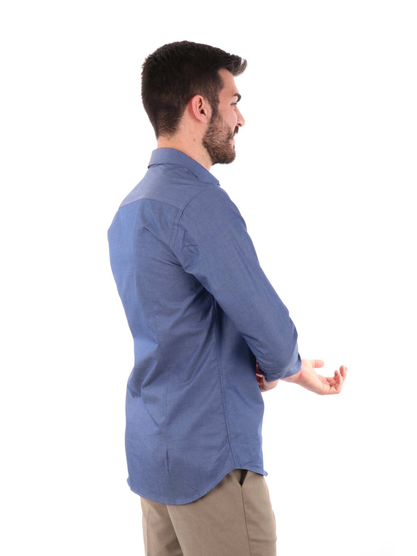 F.B. CAMICIA ML - JEANS
