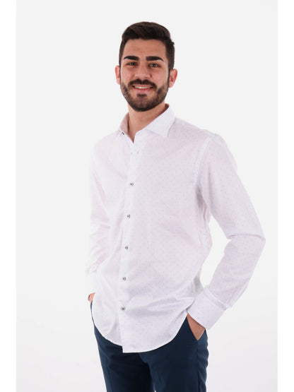 F.B. CAMICIA FANTASI - BIANCO AZZURRO