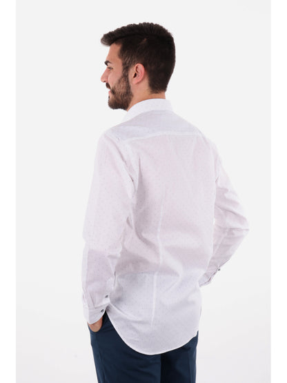 F.B. CAMICIA FANTASI - BIANCO AZZURRO
