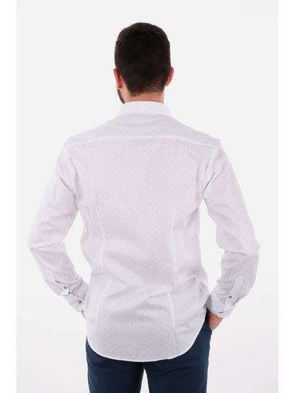 F.B. CAMICIA FANTASI - BIANCO AZZURRO