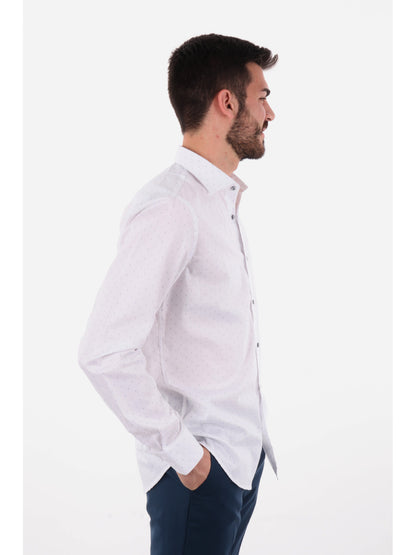 F.B. CAMICIA FANTASI - BIANCO AZZURRO