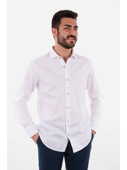 F.B. CAMICIA FANTASI - BIANCO AZZURRO