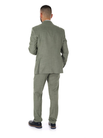Abito verde elegante da uomo FB modello CR115 contemporaneo