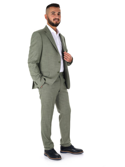 Abito verde elegante da uomo FB modello CR115 contemporaneo