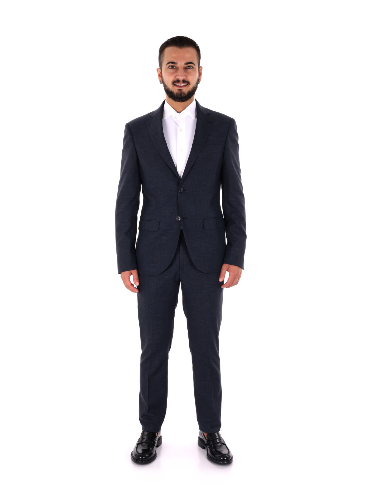 Fb Cr419 0502, abito da uomo blu