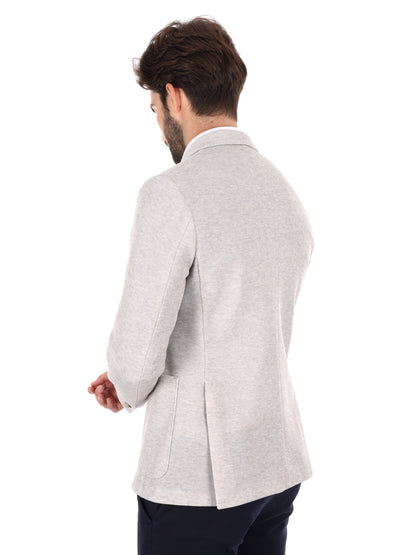 GIACCA MAGLIA MONOPETTO FB DA UOMO GRIGIO