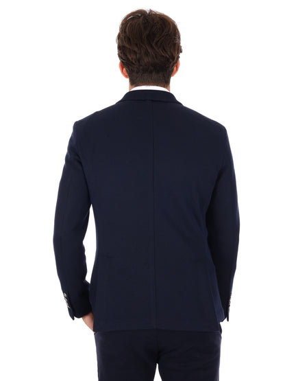 Fb giacca maglia da uomo blu