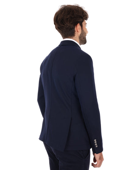 GIACCA MAGLIA DOPPIOPETTO FB DA UOMO BLU