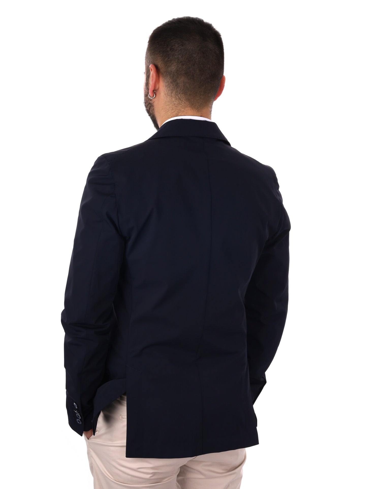 Giacca Performa FB elegante da uomo in blu per primavera-estate