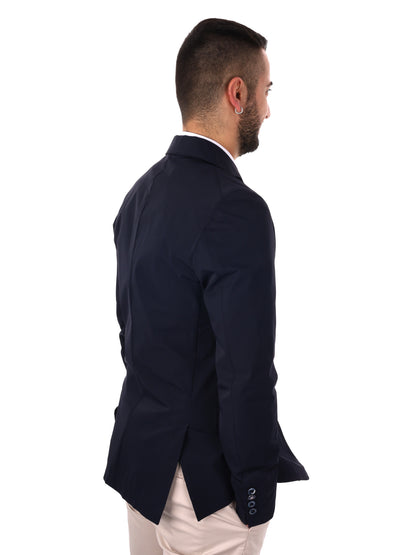 Giacca Performa FB elegante da uomo in blu per primavera-estate