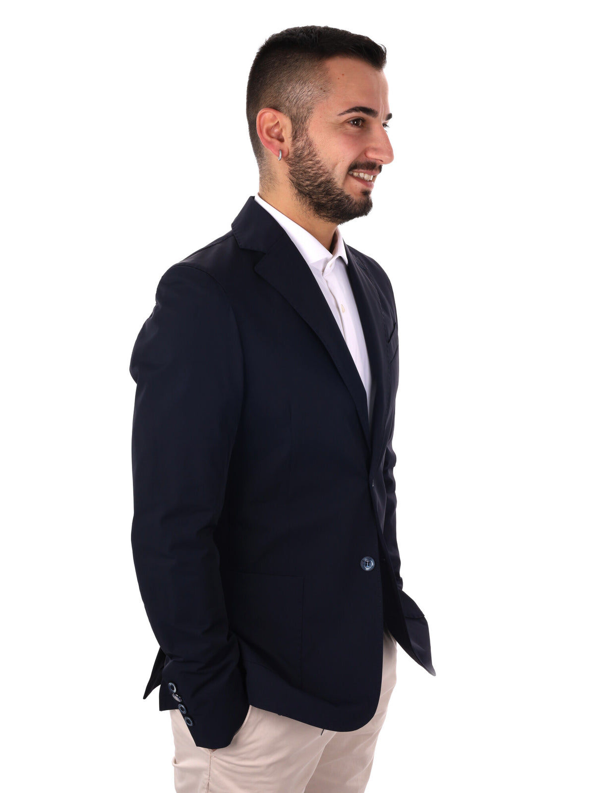 F.b. giacca performa da uomo blu