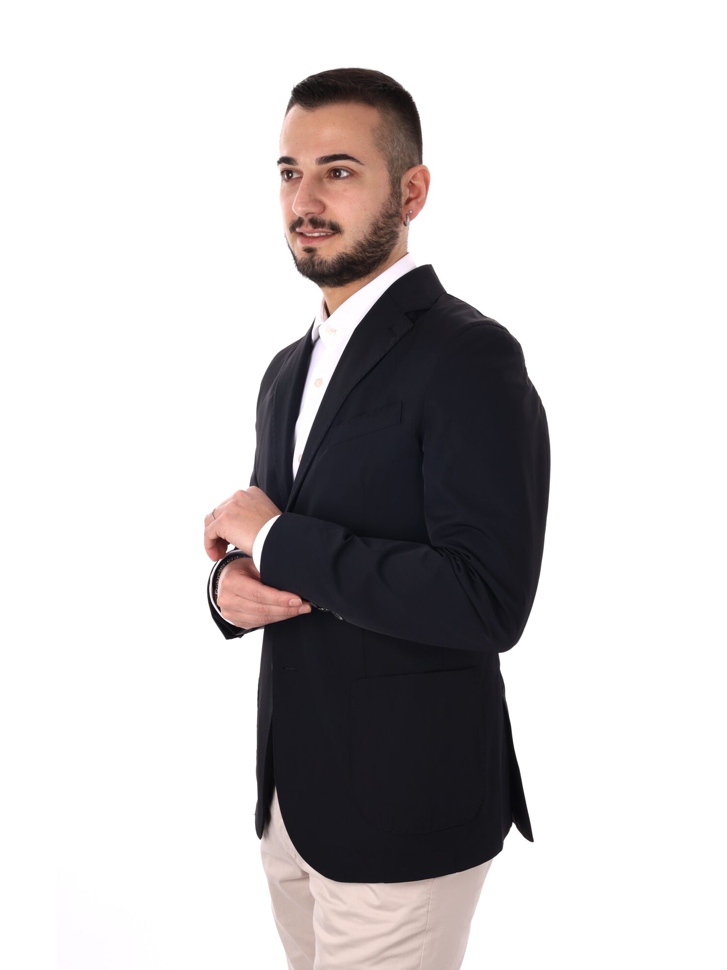 FB Giacca Performa elegante nera da uomo per uso civile