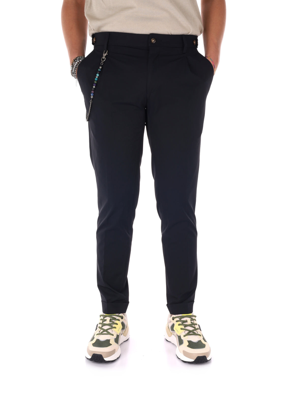 F.b. panta performa pantalone da uomo nero