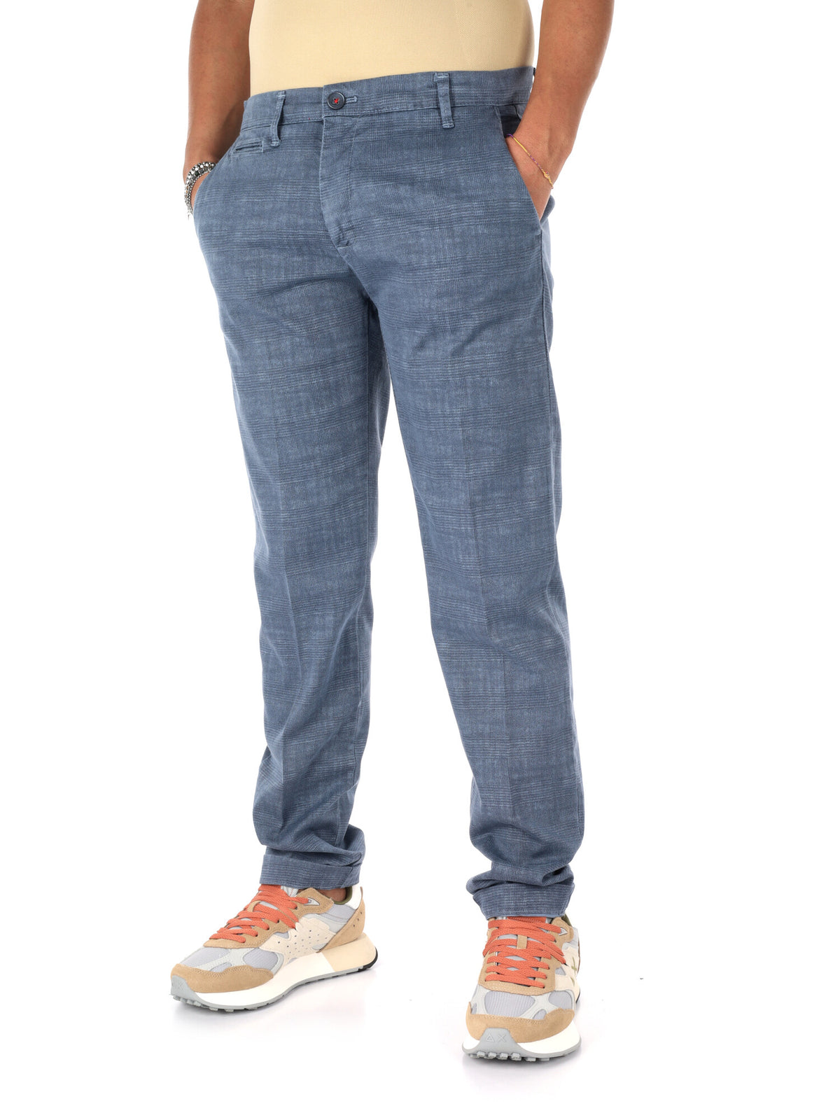 F.b. pantalone fanta da uomo lavagna