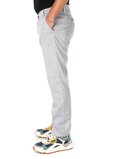 F.b. pantalone fanta da uomo perla