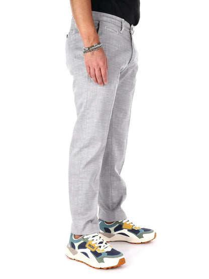 F.b. pantalone fanta da uomo perla