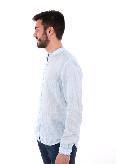 F.B. CAMICIA LINO - CIELO
