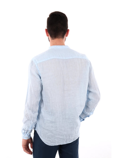 F.B. CAMICIA LINO - CIELO