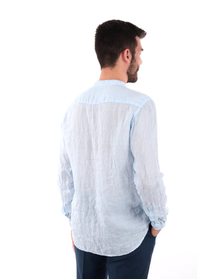 F.B. CAMICIA LINO - CIELO