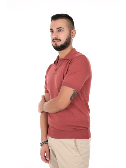 T-shirt in cotone FB Dayane marrone da uomo per uso quotidiano