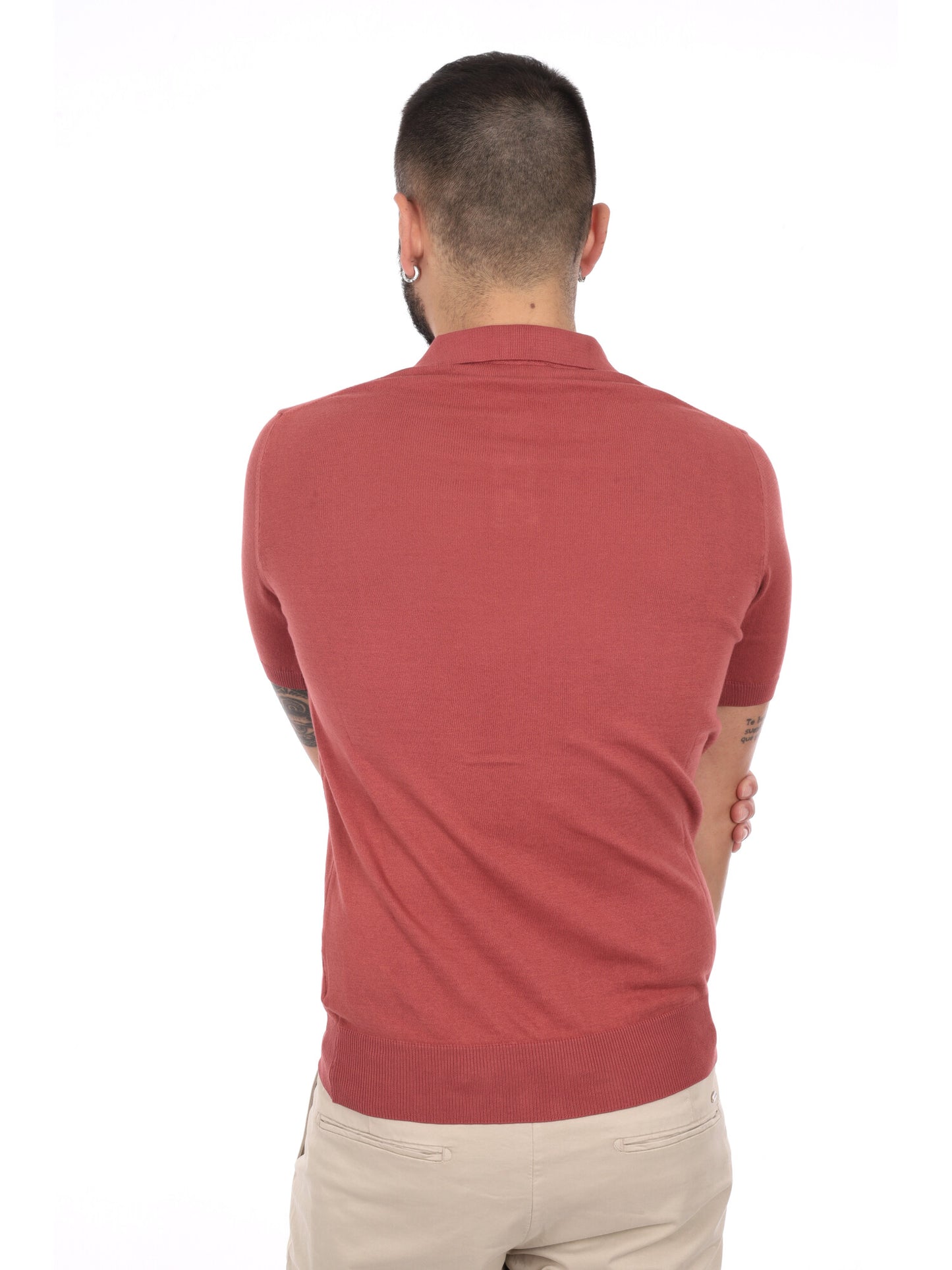T-shirt in cotone FB Dayane marrone da uomo per uso quotidiano