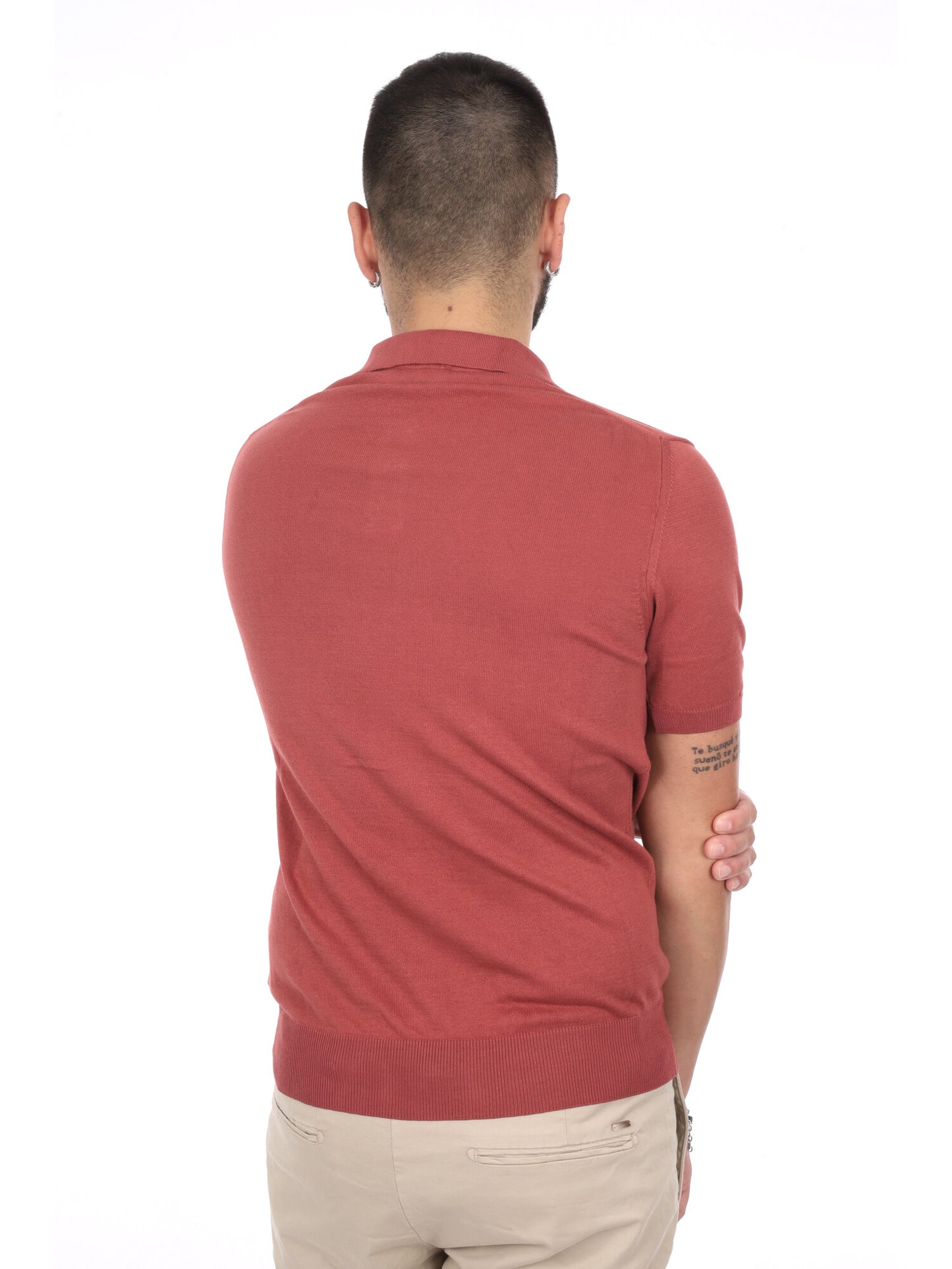 T-shirt in cotone FB Dayane marrone da uomo per uso quotidiano