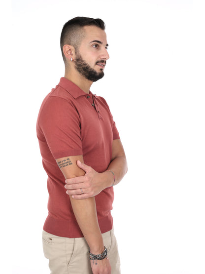 T-shirt in cotone FB Dayane marrone da uomo per uso quotidiano