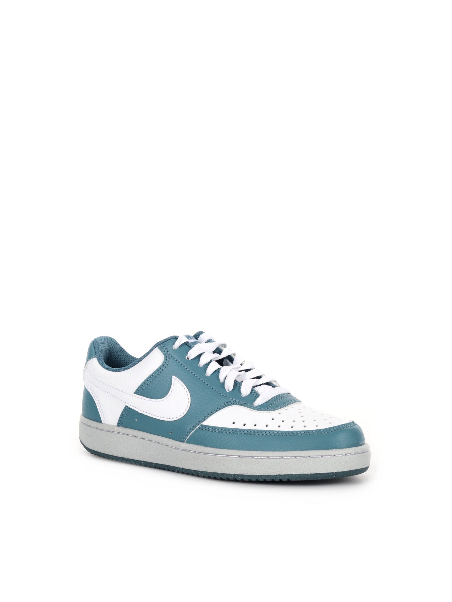 SNEAKERS COURT VISION LOW DONNA BIANCO AZZURRO