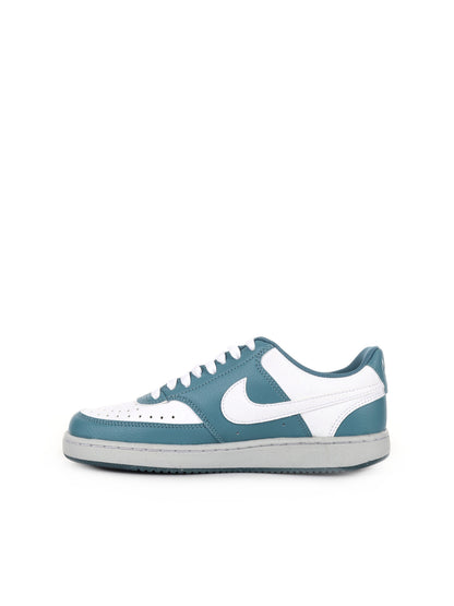 SNEAKERS COURT VISION LOW DONNA BIANCO AZZURRO