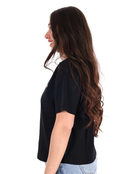 Dickies Oakport Boxy, t-shirt cropped donna nera