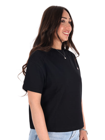 Dickies Oakport Boxy, t-shirt cropped donna nera
