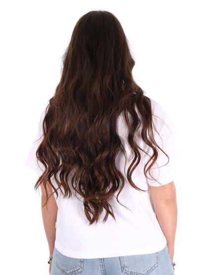 Dickies Oakport Boxy, t-shirt donna bianca a maniche corte