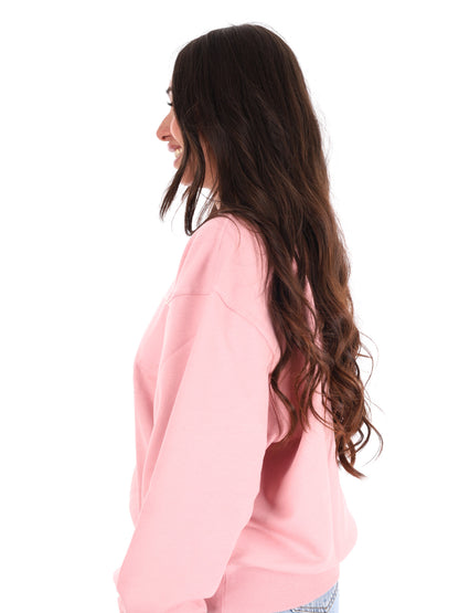 Felpa donna Dickies Loretto in rosa delicato