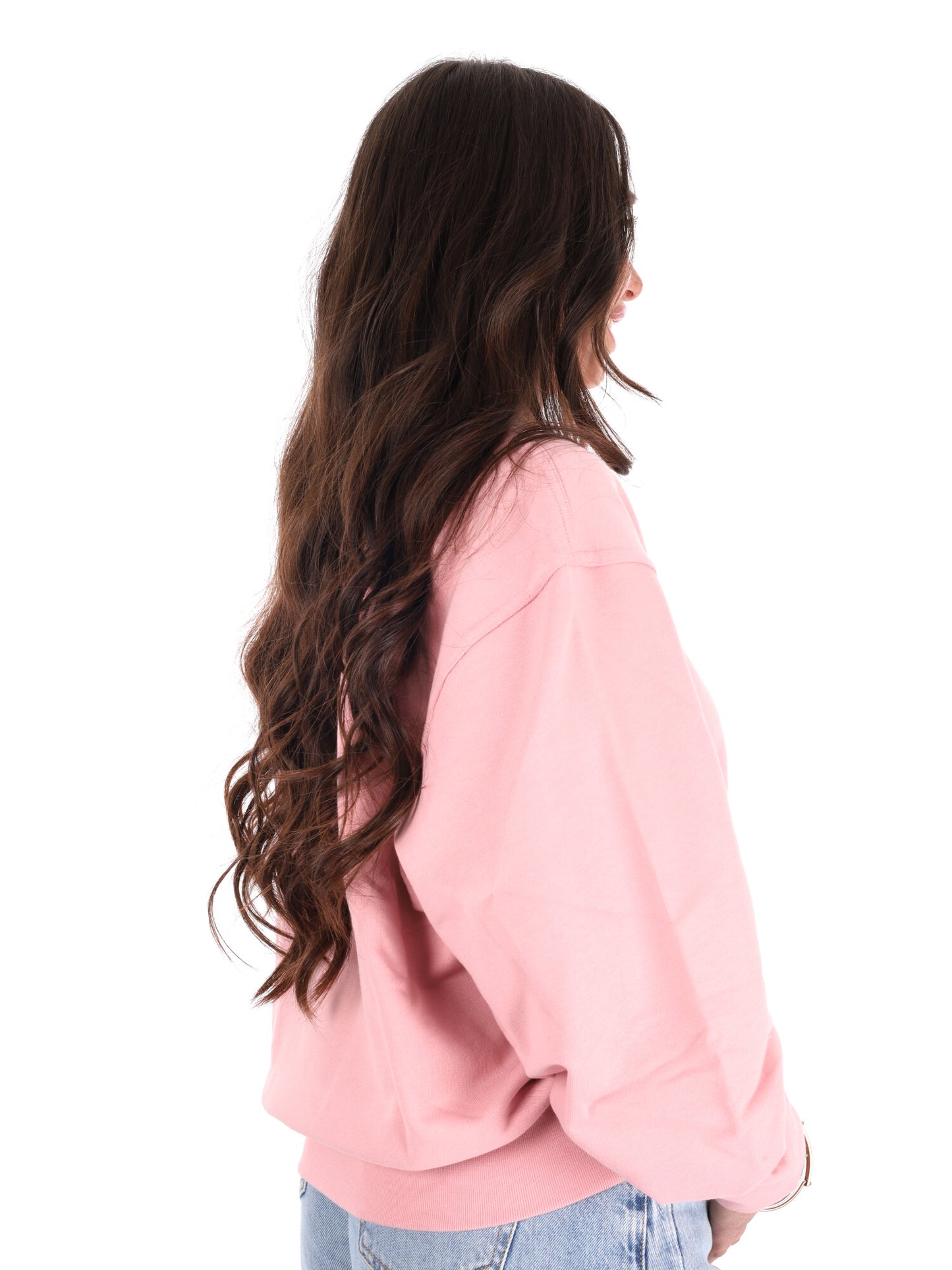 Felpa donna Dickies Loretto in rosa delicato