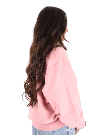 Felpa donna Dickies Loretto in rosa delicato