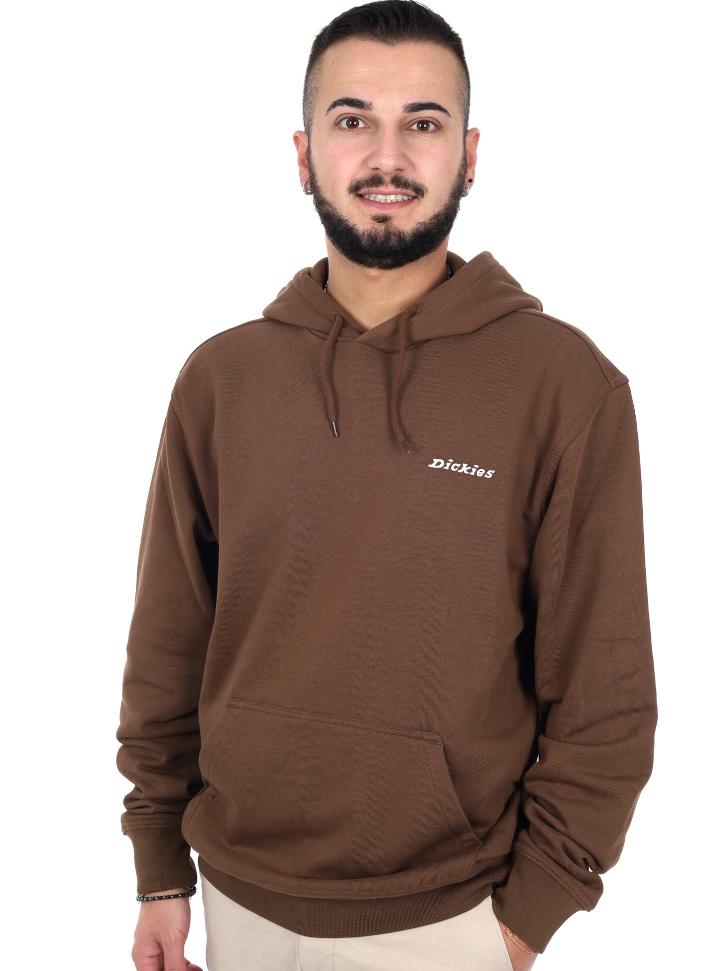 Dickies Loretto Hood, felpa con cappuccio uomo marrone