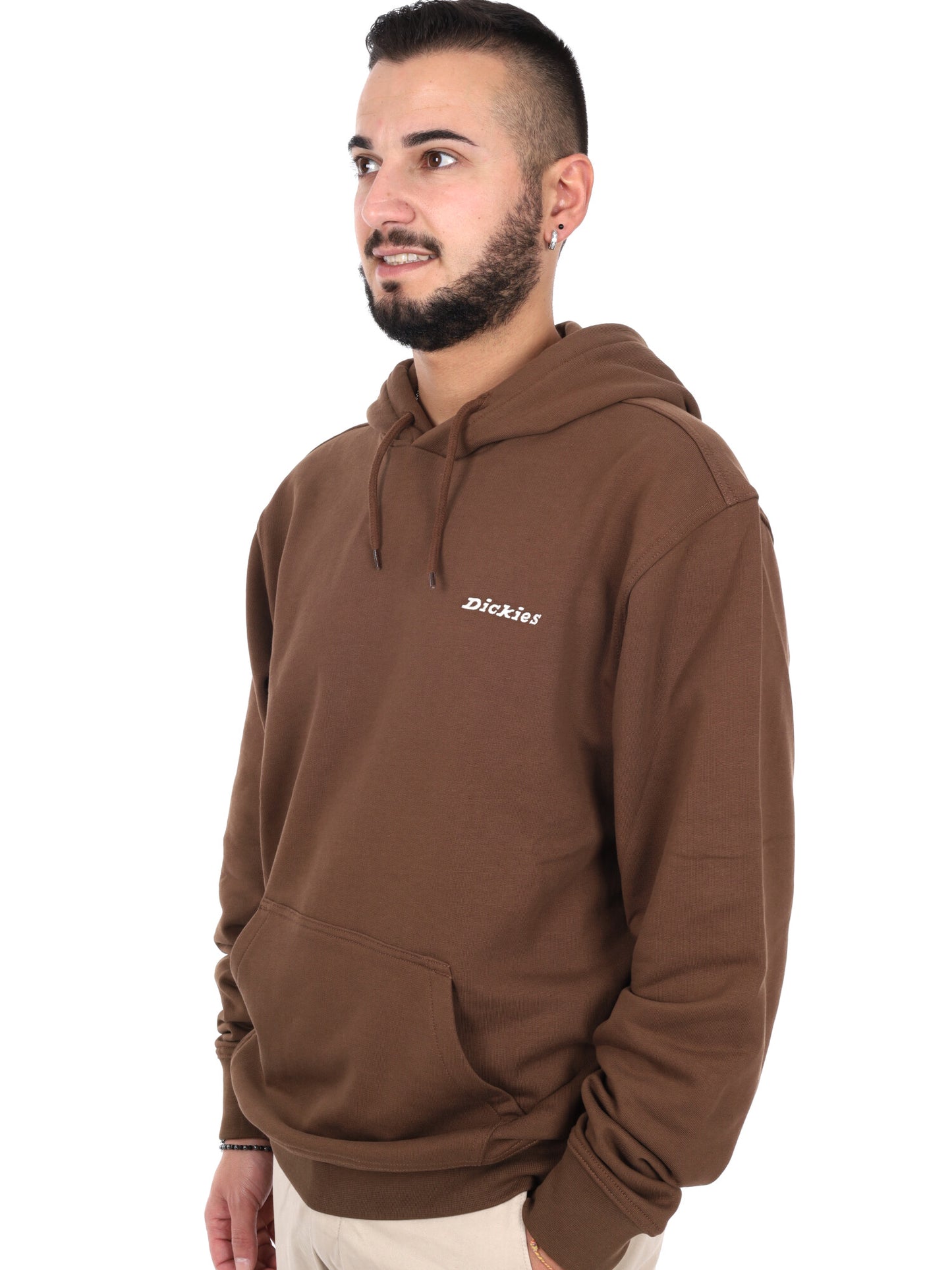 Dickies Loretto Hood, felpa con cappuccio uomo marrone