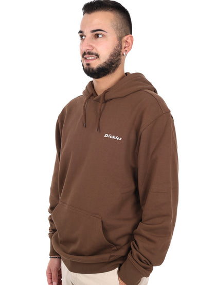Dickies Loretto Hood, felpa con cappuccio uomo marrone