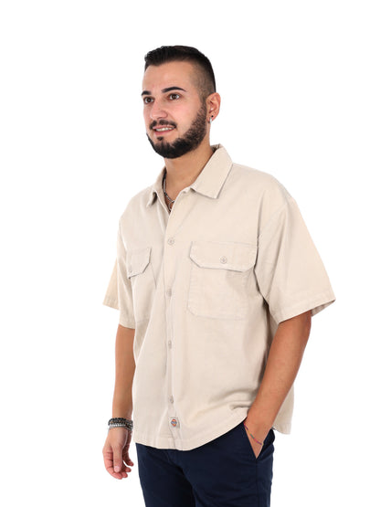 Dickies 247 GD Work, camicia uomo grigia resistente per il lavoro