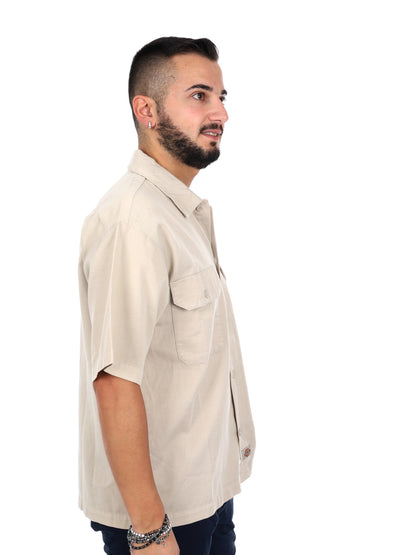 Dickies 247 GD Work, camicia uomo grigia resistente per il lavoro