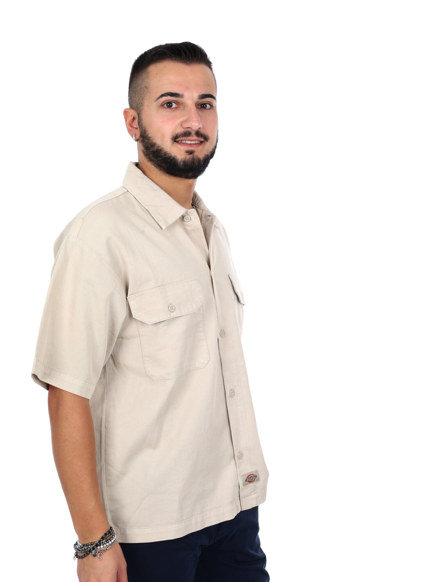 Dickies 247 GD Work, camicia uomo grigia resistente per il lavoro