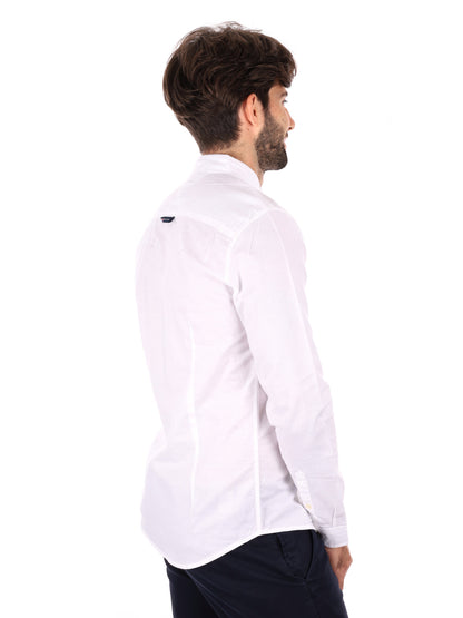 CAMICIA SLIM FIT TOMMY JEANS DA UOMO BIANCO