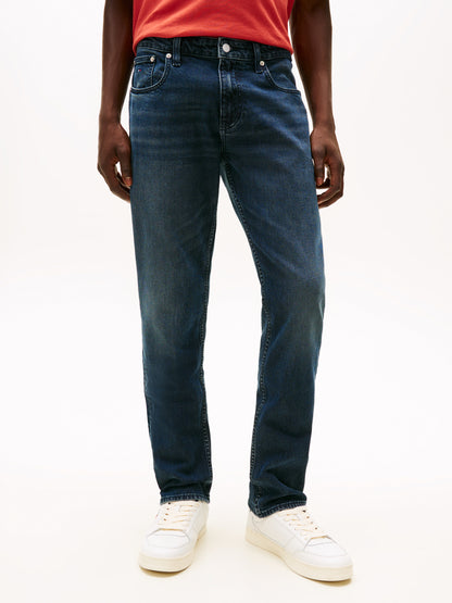 Jeans slim fit Scanton da uomo in denim blu Tommy Hilfiger