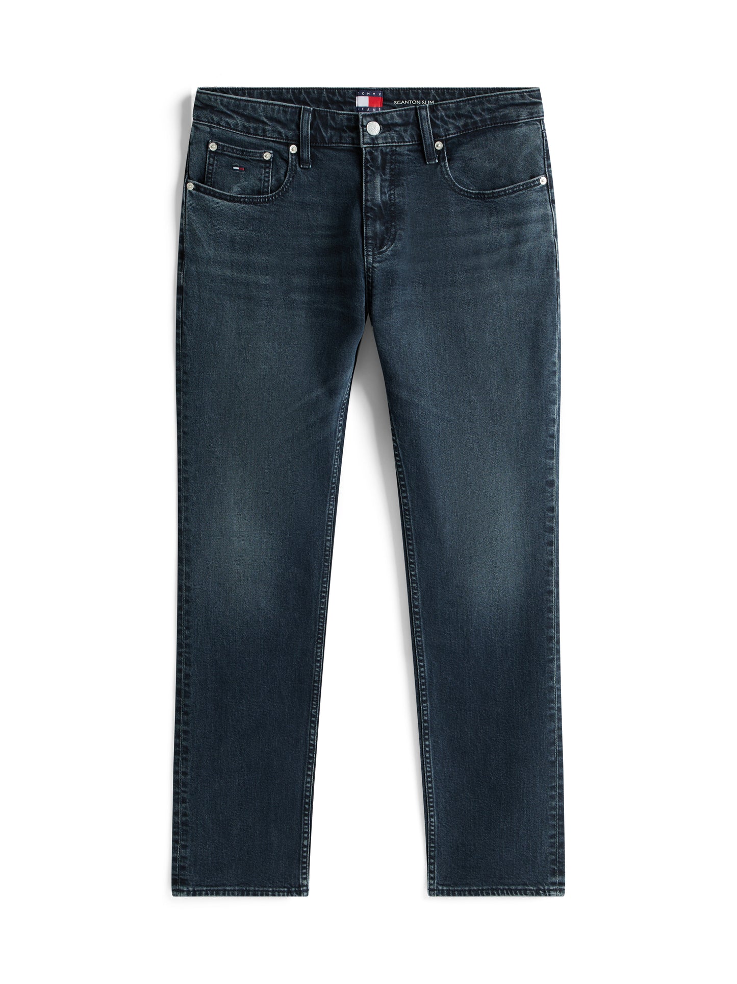 Jeans slim fit Scanton da uomo in denim blu Tommy Hilfiger