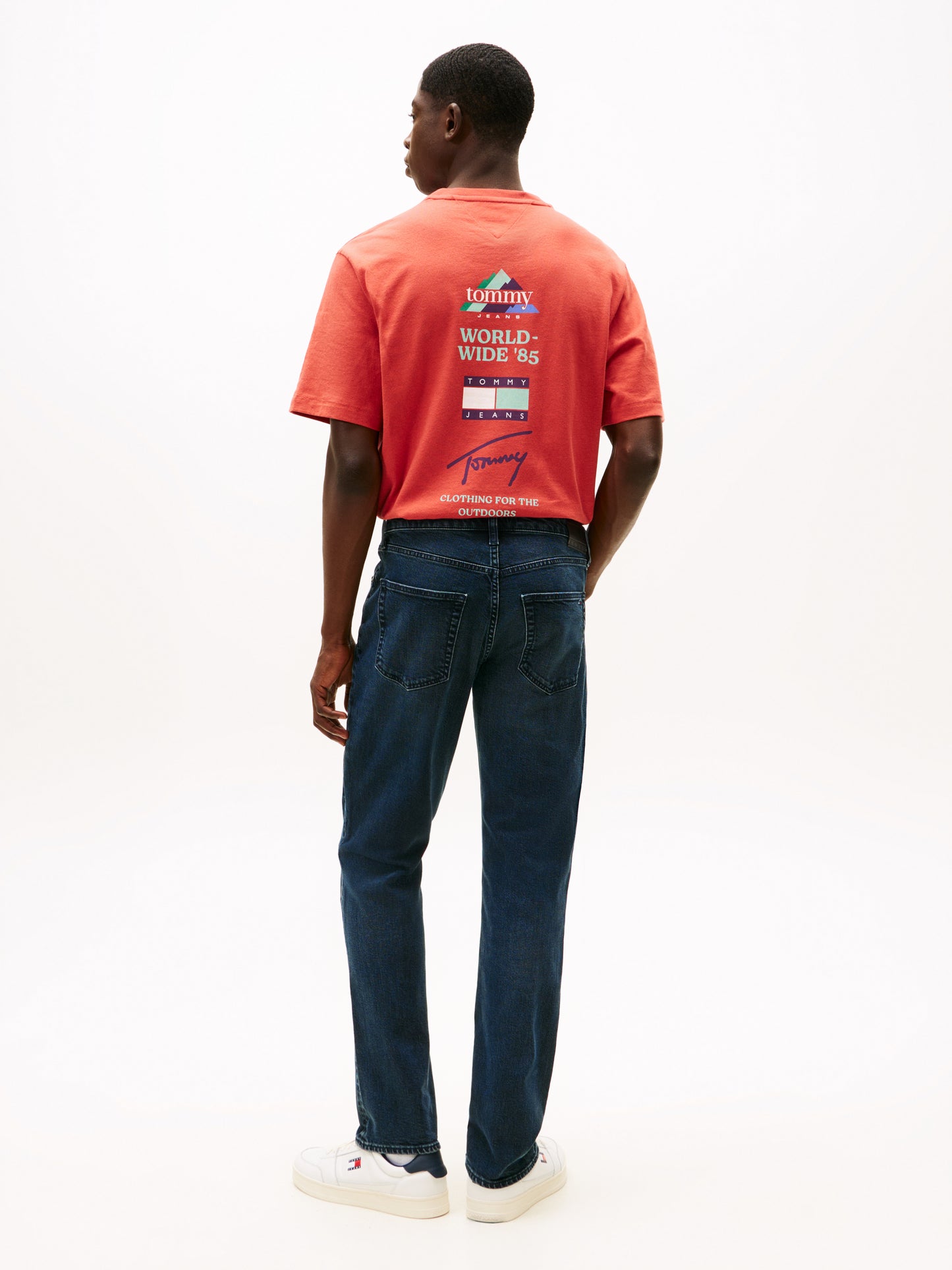 Jeans slim fit Scanton da uomo in denim blu Tommy Hilfiger