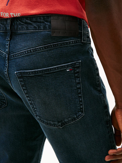 Jeans slim fit Scanton da uomo in denim blu Tommy Hilfiger