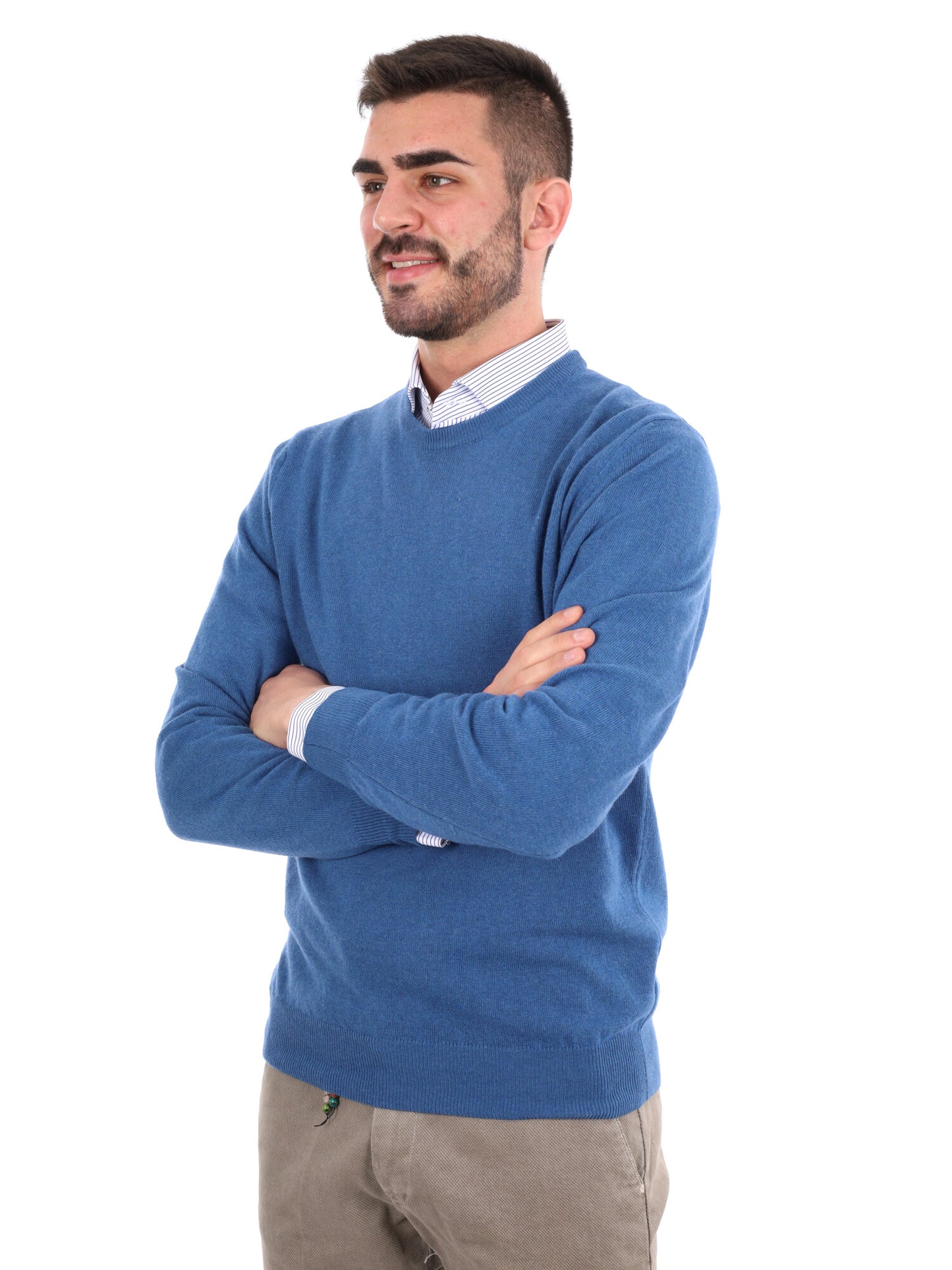 MAGLIA GIROCOLLO FB DA UOMO AVIO