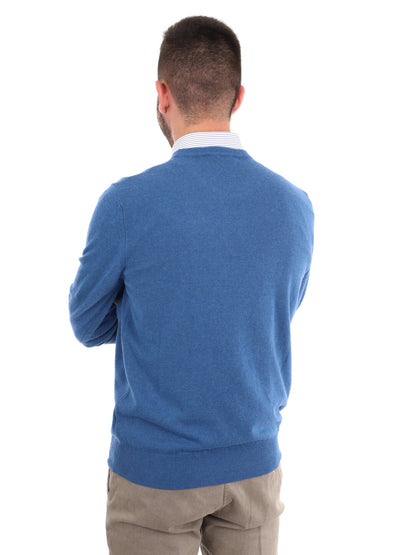 MAGLIA GIROCOLLO FB DA UOMO AVIO